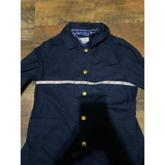 Crewcuts Girls Spring Jacket with Floral Cuffs - Picture 3 of 4
